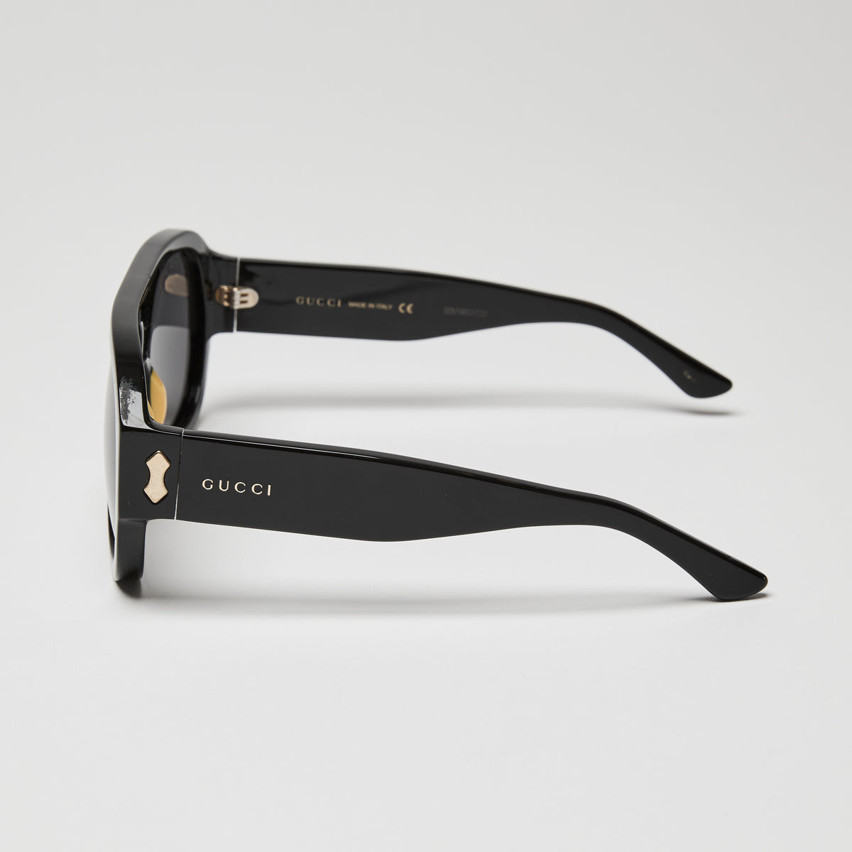 Gucci Black Aviator Sunglasses