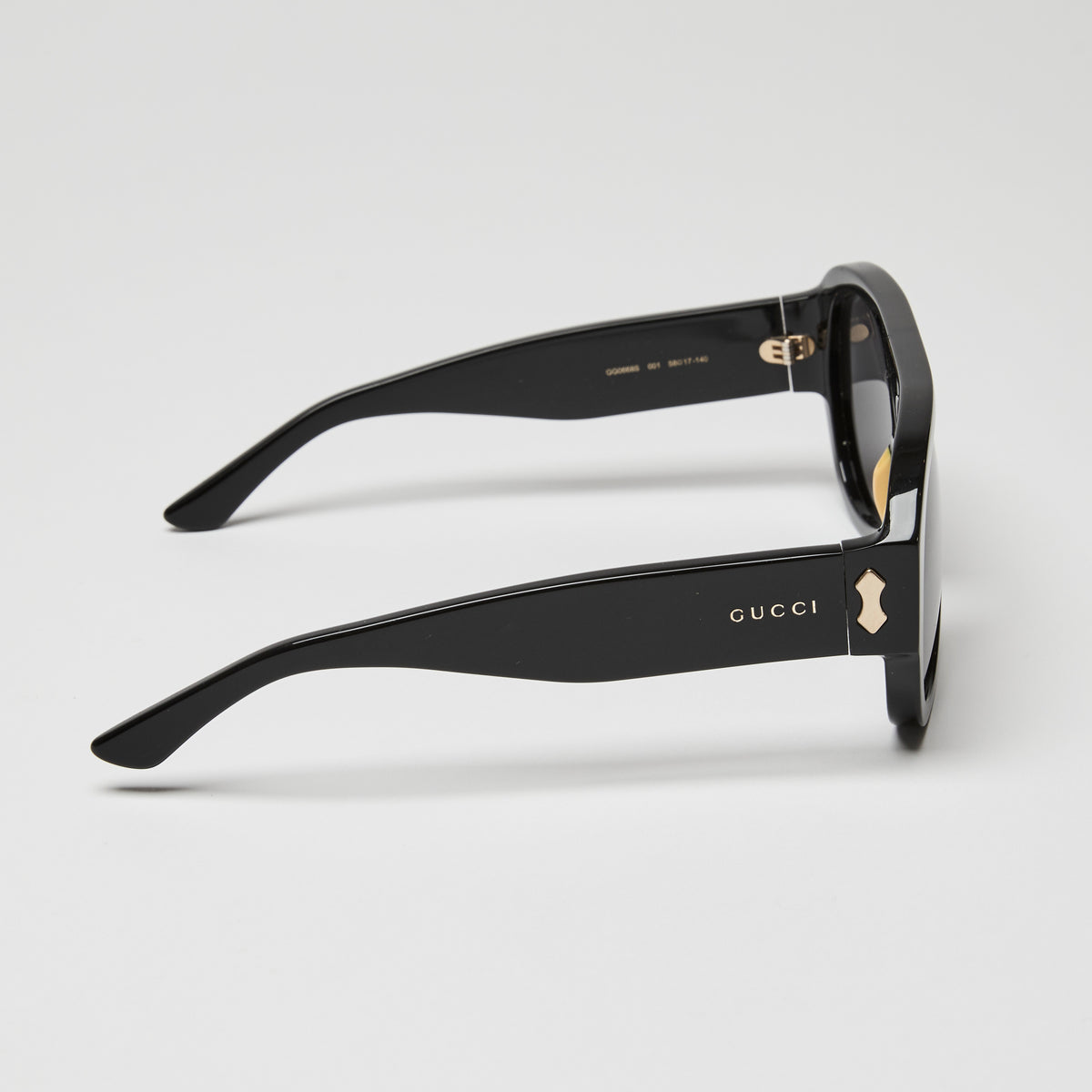 Gucci Black Aviator Sunglasses