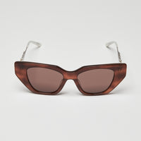 Gucci Brown Tortoise Shell Cateye Sunglasses