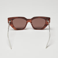 Gucci Brown Tortoise Shell Cateye Sunglasses