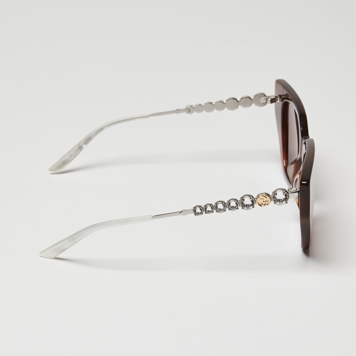 Gucci Brown Tortoise Shell Cateye Sunglasses