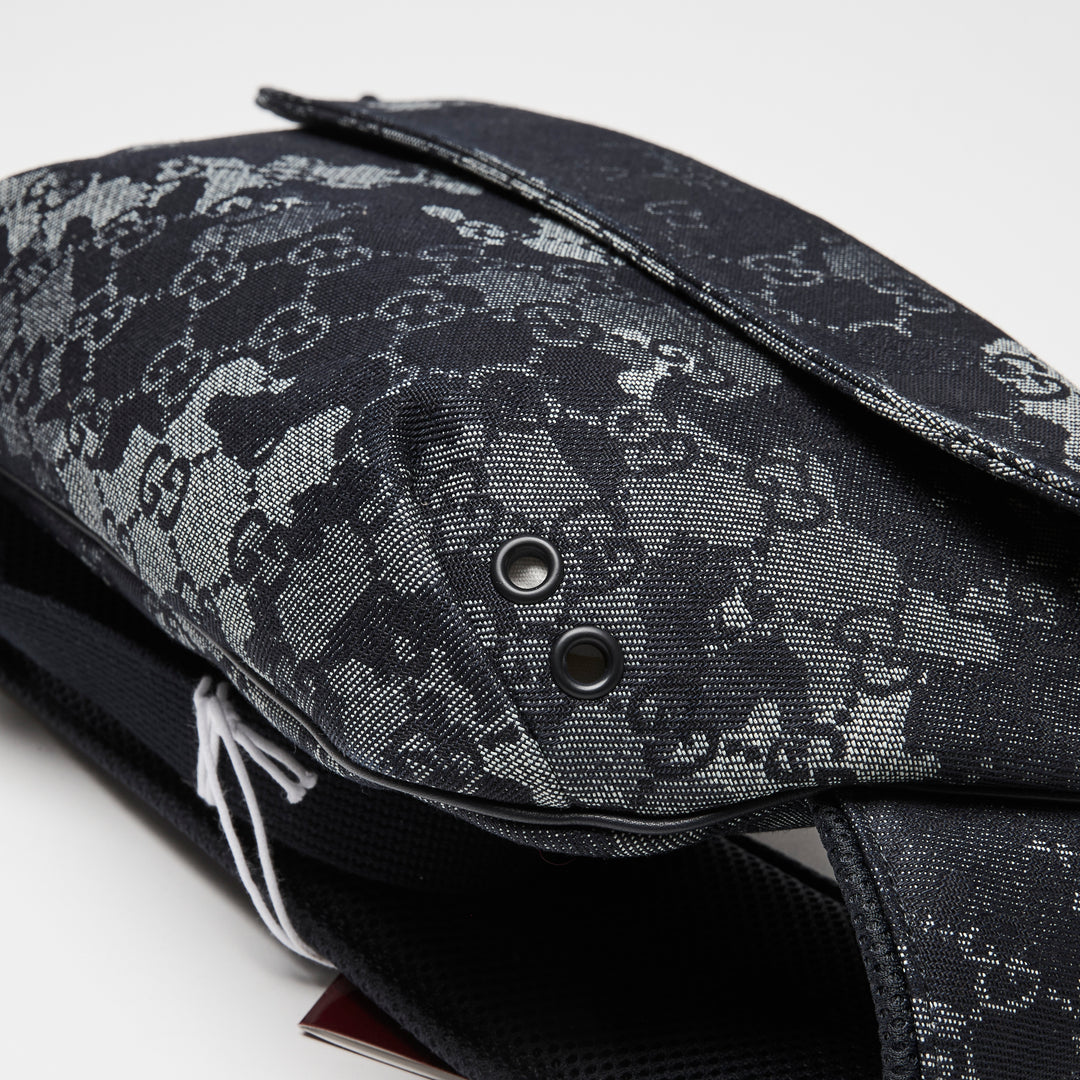Gucci Navy Camouflage GG Canvas Belt Bag