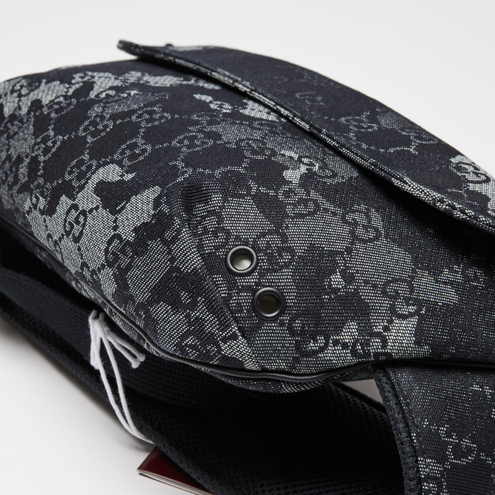 Gucci Navy Camouflage GG Canvas Belt Bag