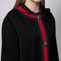 Gucci Black Blind For Love Tweed Jacket Size 48