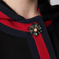 Gucci Black Blind For Love Tweed Jacket Size 48