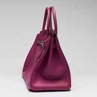 Hermes Cyclamen Epsom Leather Birkin 35