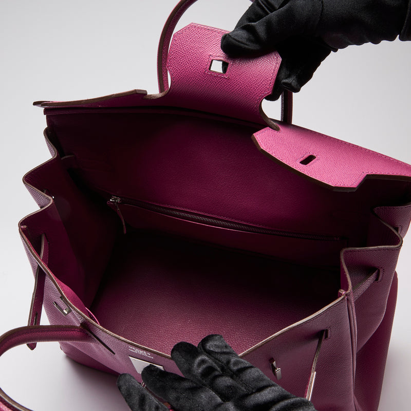 Hermes Cyclamen Epsom Leather Birkin 35