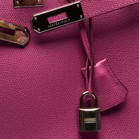 Hermes Cyclamen Epsom Leather Birkin 35