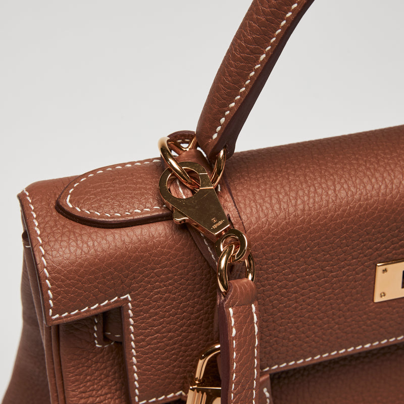 Hermes Gold Togo Leather Kelly 28