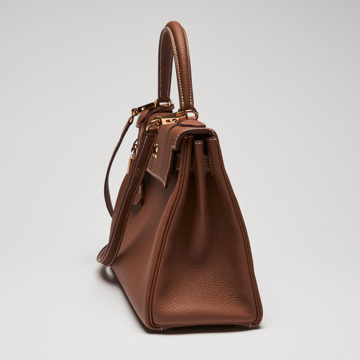 Hermes Gold Togo Leather Kelly 28