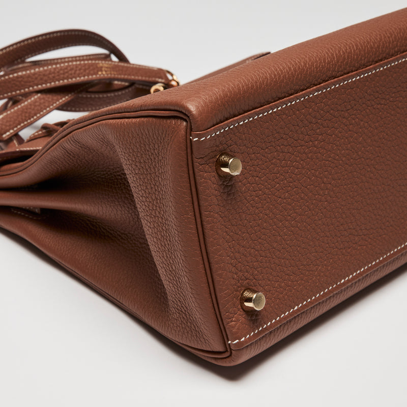 Hermes Gold Togo Leather Kelly 28