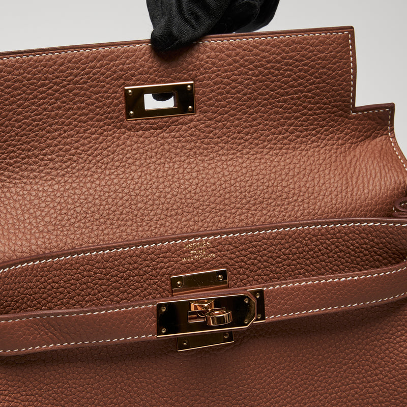 Hermes Gold Togo Leather Kelly 28