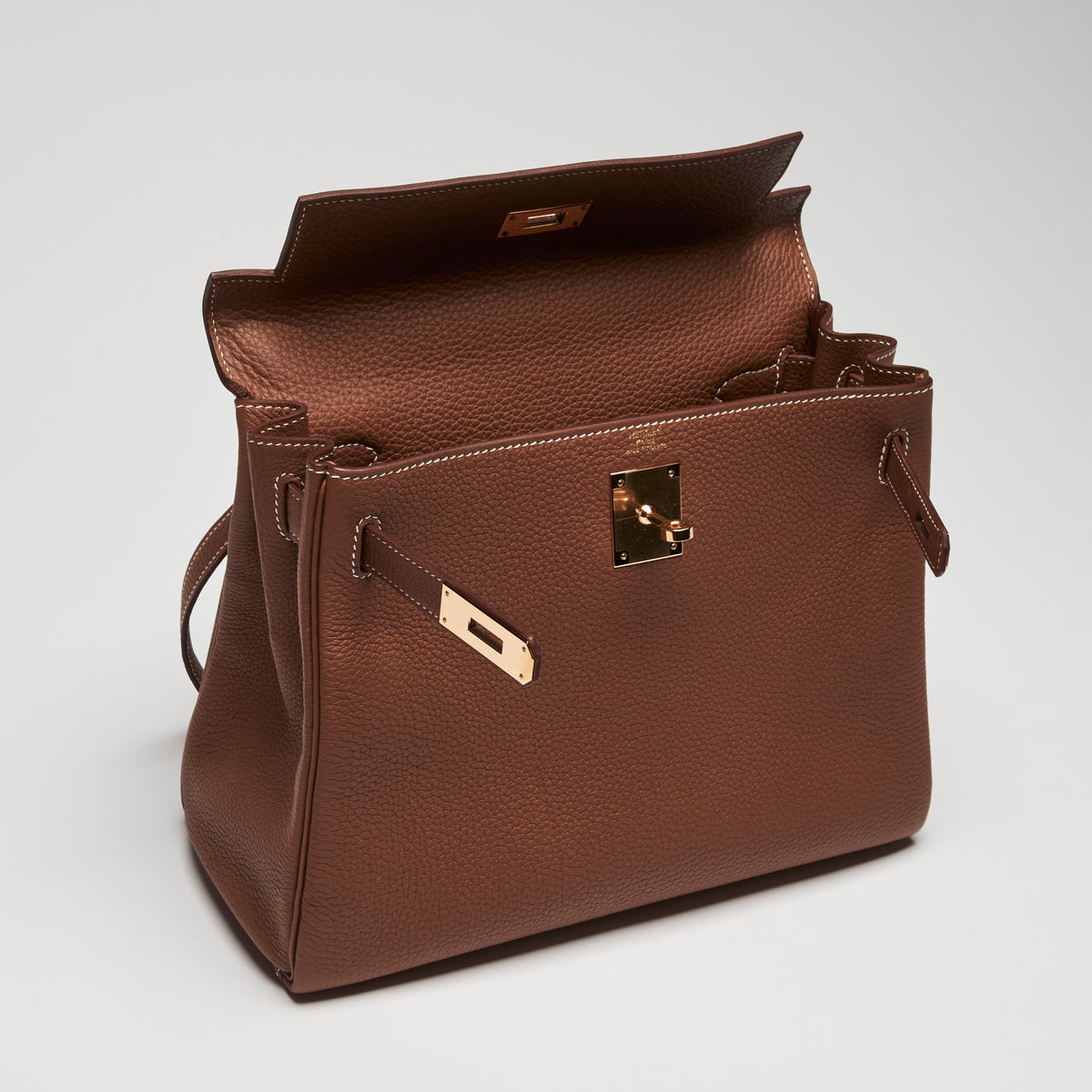Hermes Gold Togo Leather Kelly 28