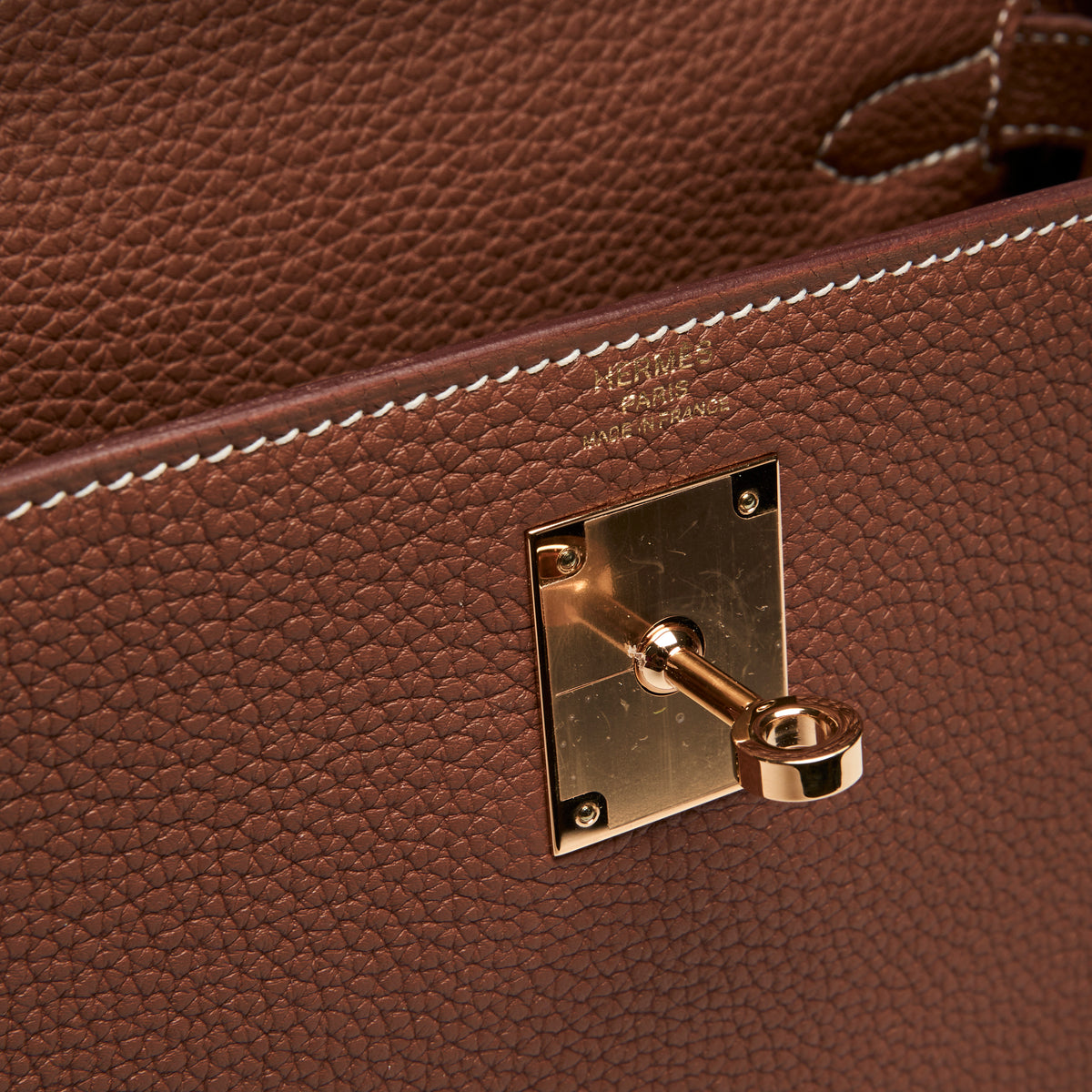 Hermes Gold Togo Leather Kelly 28