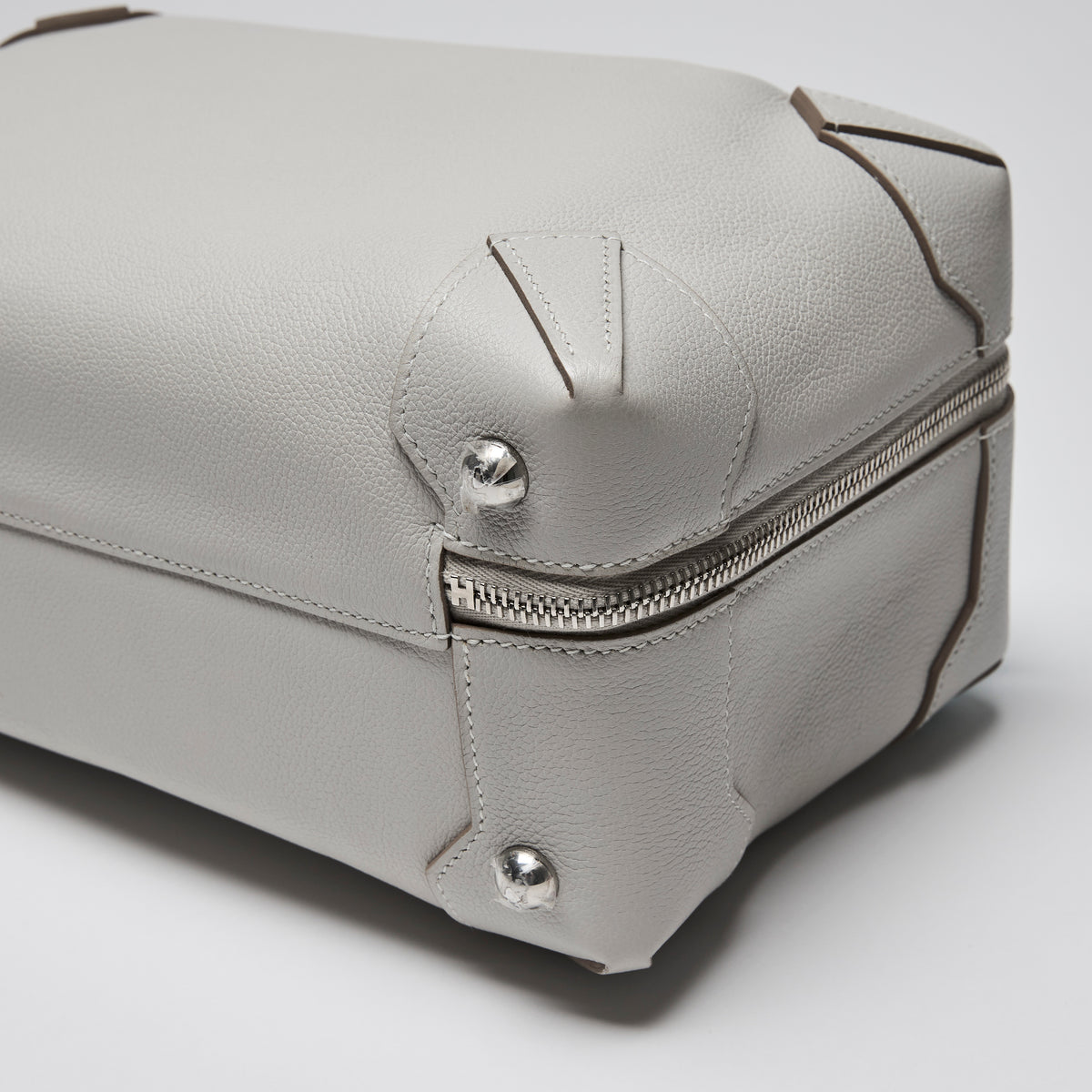 Hermes Grey Evercolour Leather Maxibox Bag 29