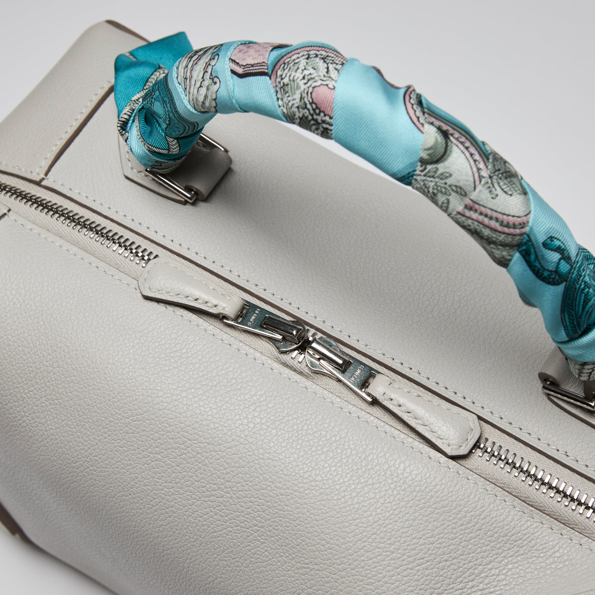 Hermes Grey Evercolour Leather Maxibox Bag 29