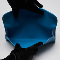 Hermes Blue Swift Leather Jige Elan Clutch 29