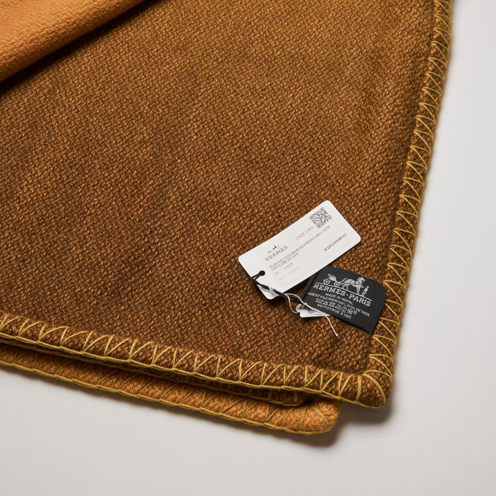 Hermès Soleil Yak Wool Yack'N'Dye Throw Blanket