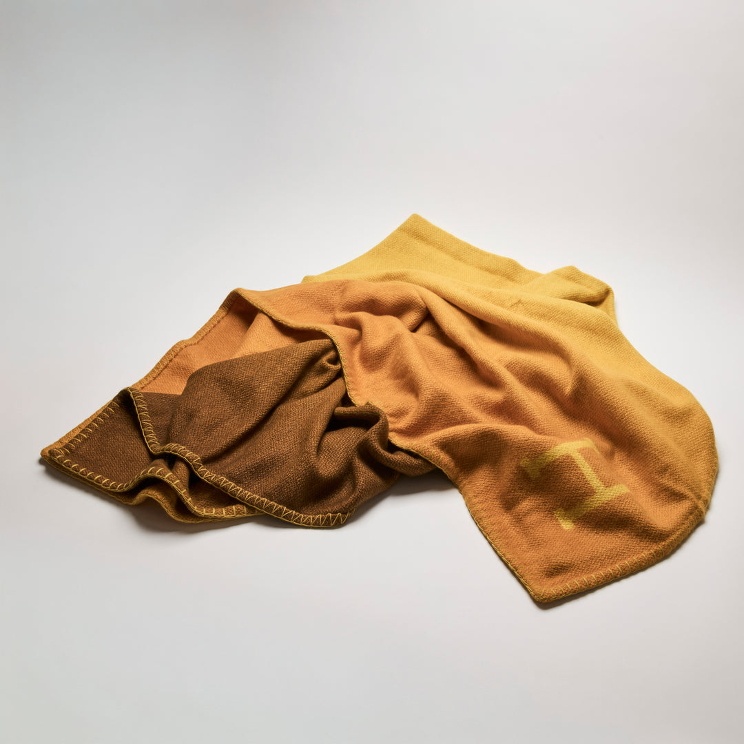 Hermès Soleil Yak Wool Yack'N'Dye Throw Blanket