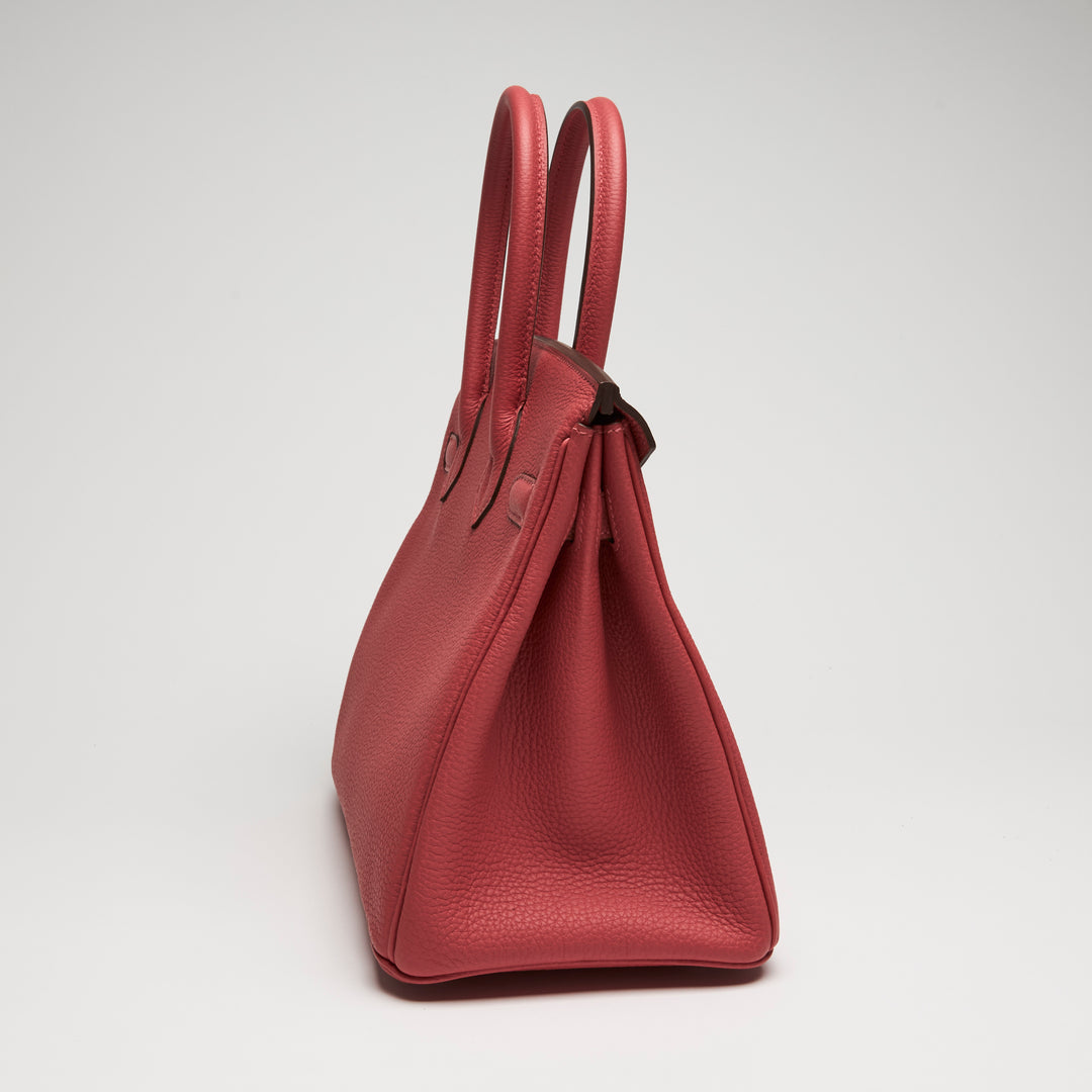 Hermes Red Togo Leather Birkin 30