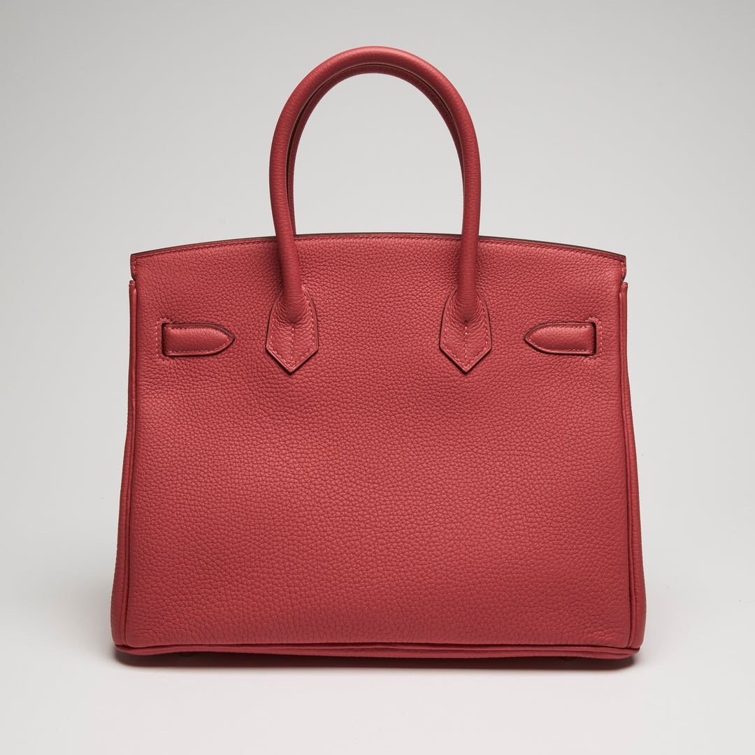 Hermes Red Togo Leather Birkin 30