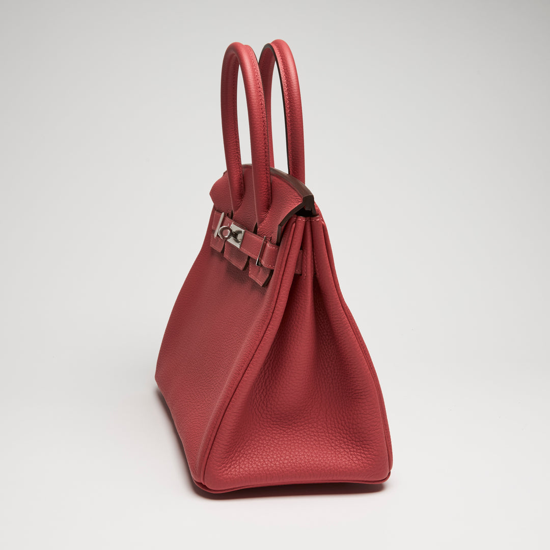 Hermes Red Togo Leather Birkin 30