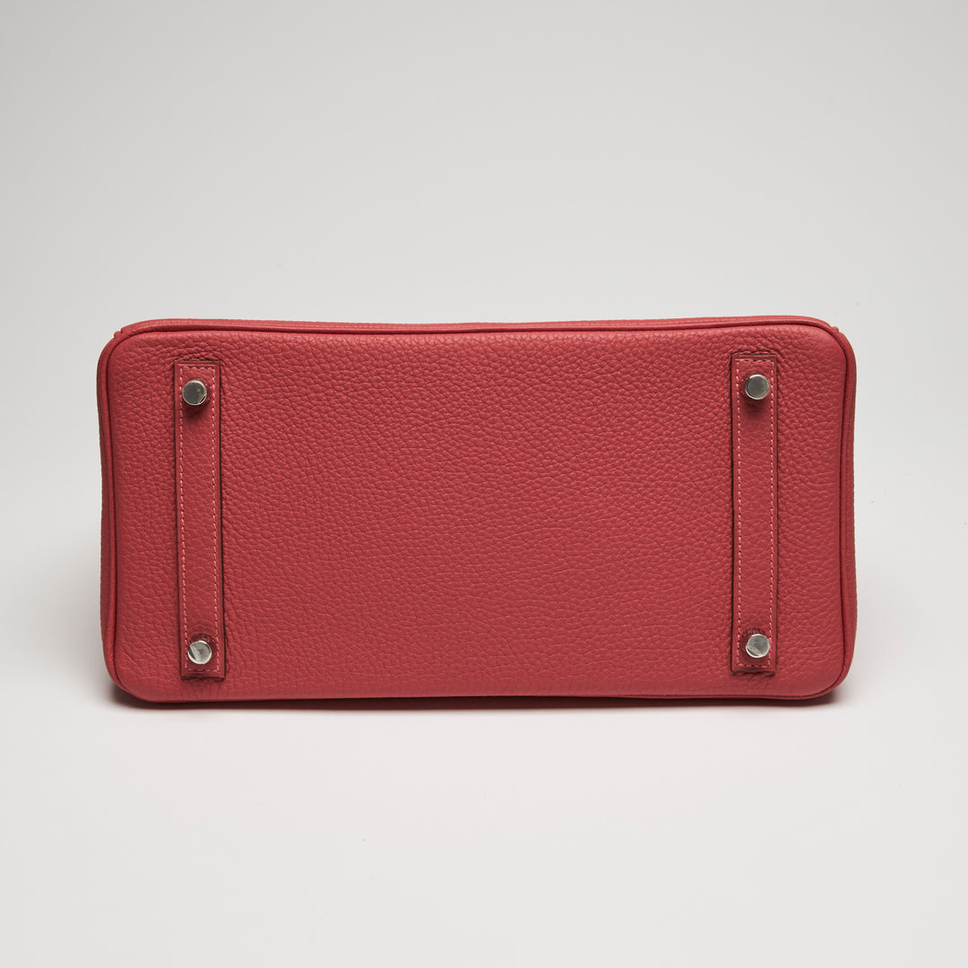 Hermes Red Togo Leather Birkin 30