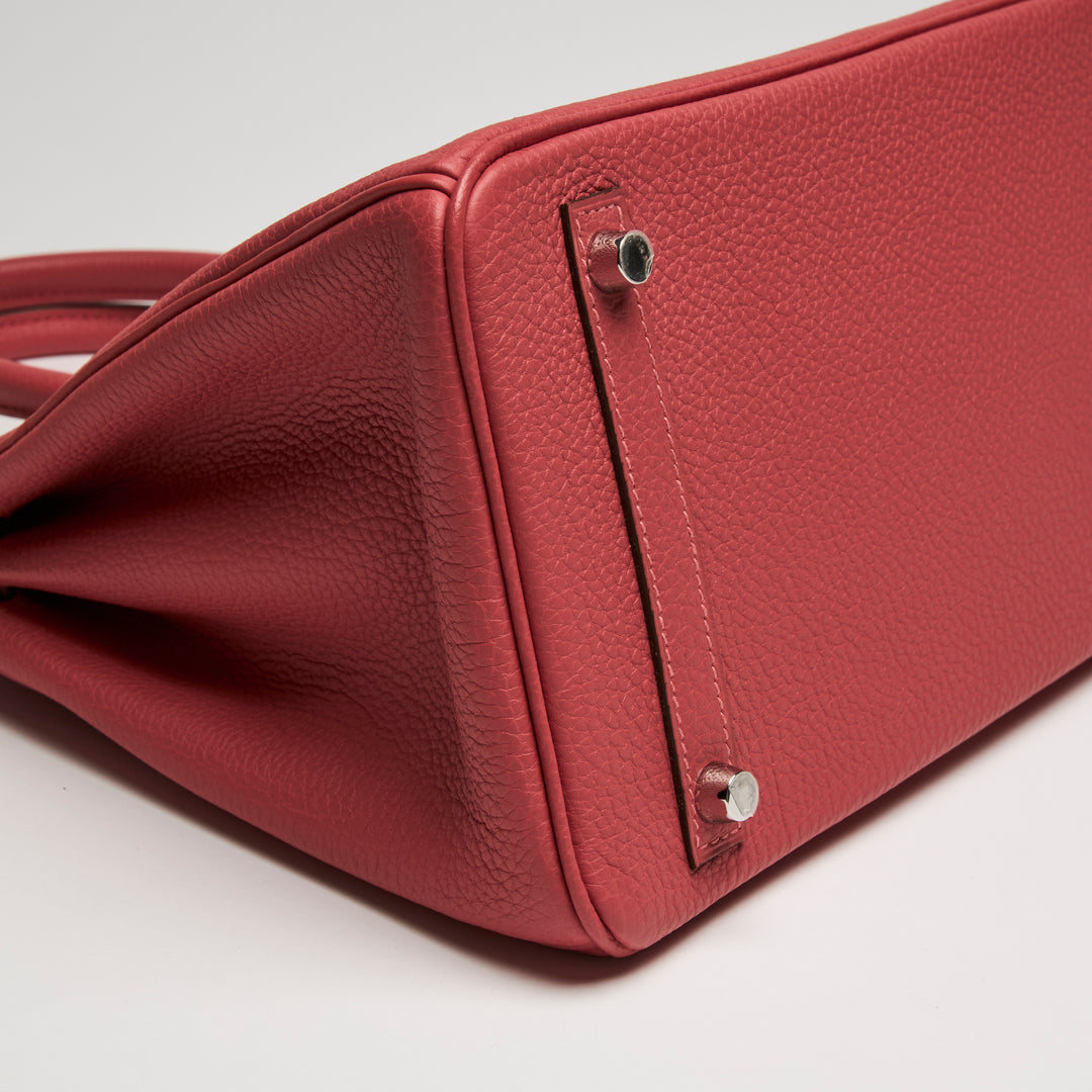 Hermes Red Togo Leather Birkin 30