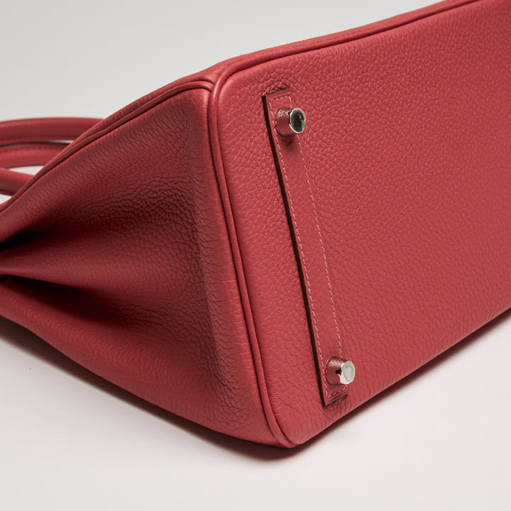 Hermes Red Togo Leather Birkin 30