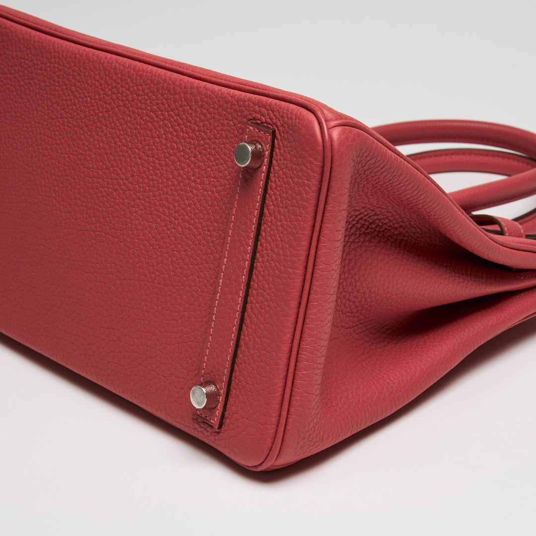 Hermes Red Togo Leather Birkin 30