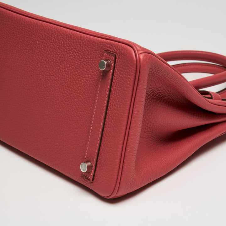 Hermes Red Togo Leather Birkin 30
