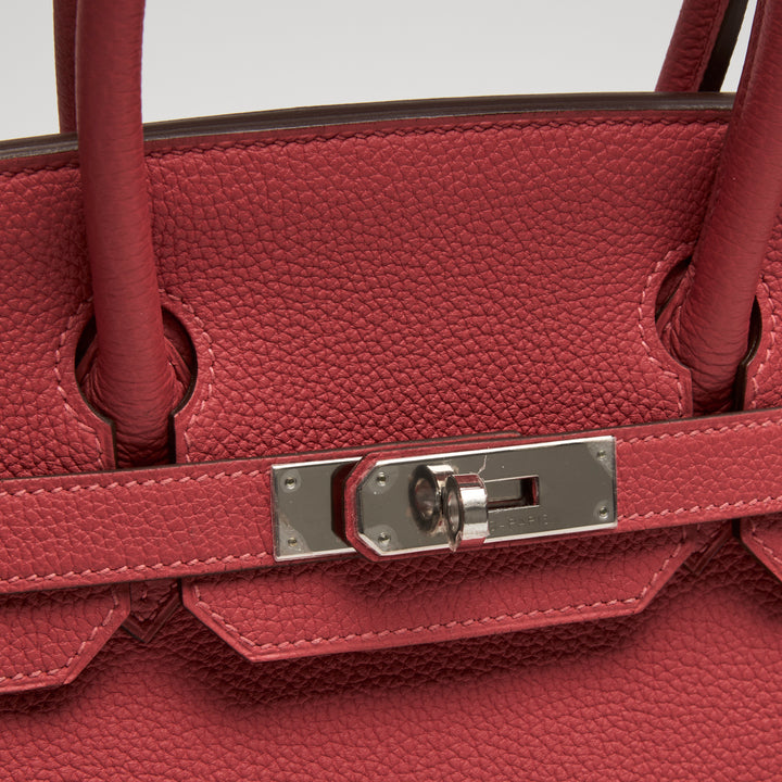Hermes Red Togo Leather Birkin 30
