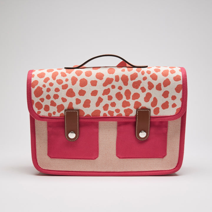 Hermes Orange & Pink Canvas Jeux Dans La Jungle Backpack