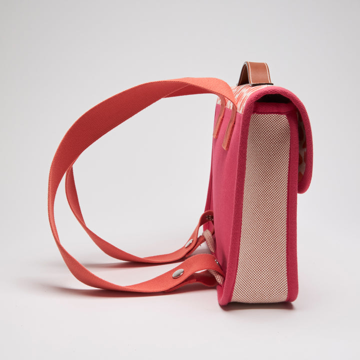Hermes Orange & Pink Canvas Jeux Dans La Jungle Backpack