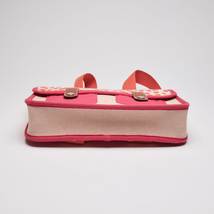 Hermes Orange & Pink Canvas Jeux Dans La Jungle Backpack