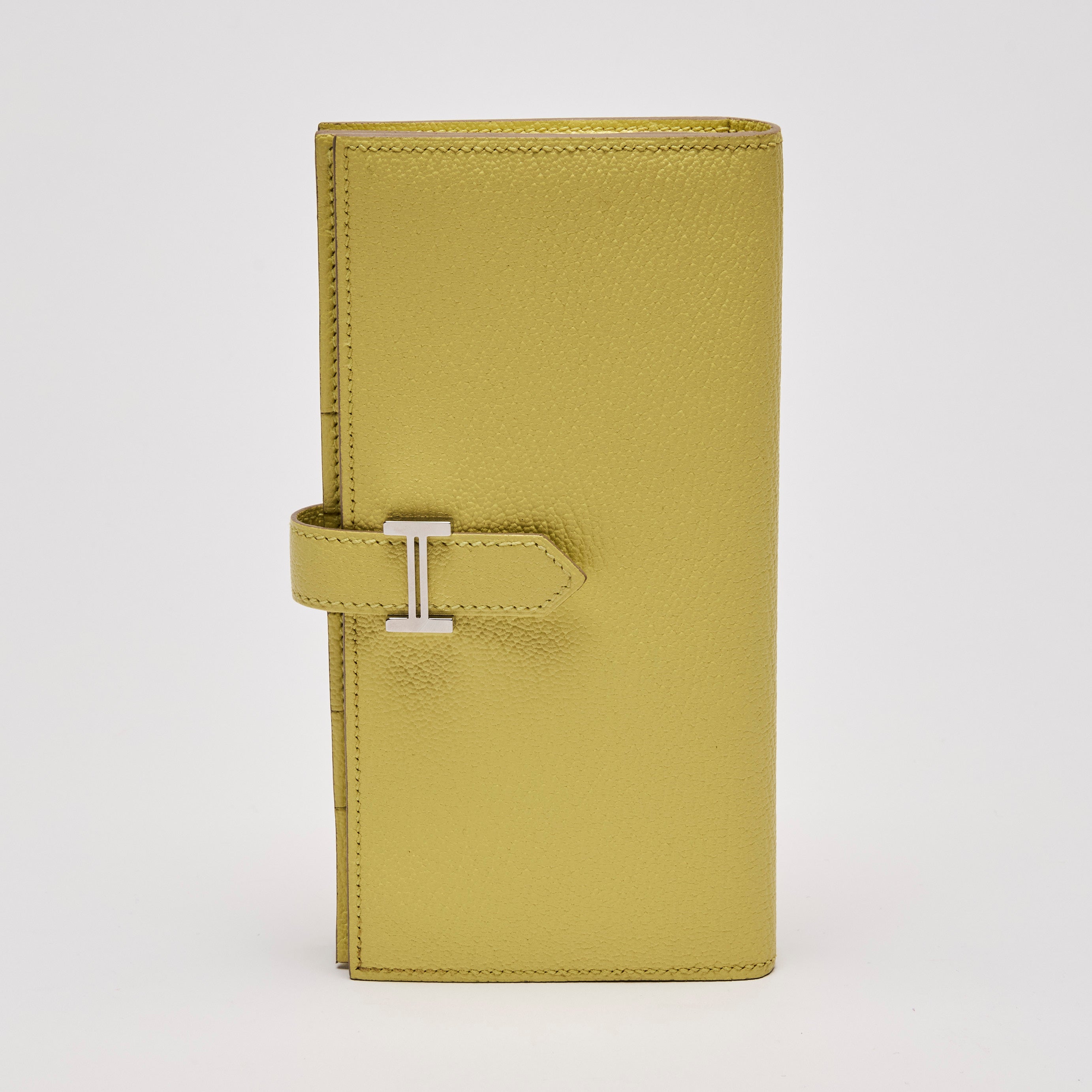 ◆HERMES◆ Bearn wallet 財布 イエロー エルメス Hermes HERMES 二つ折り財布 BEARN MINI ベアンミニ