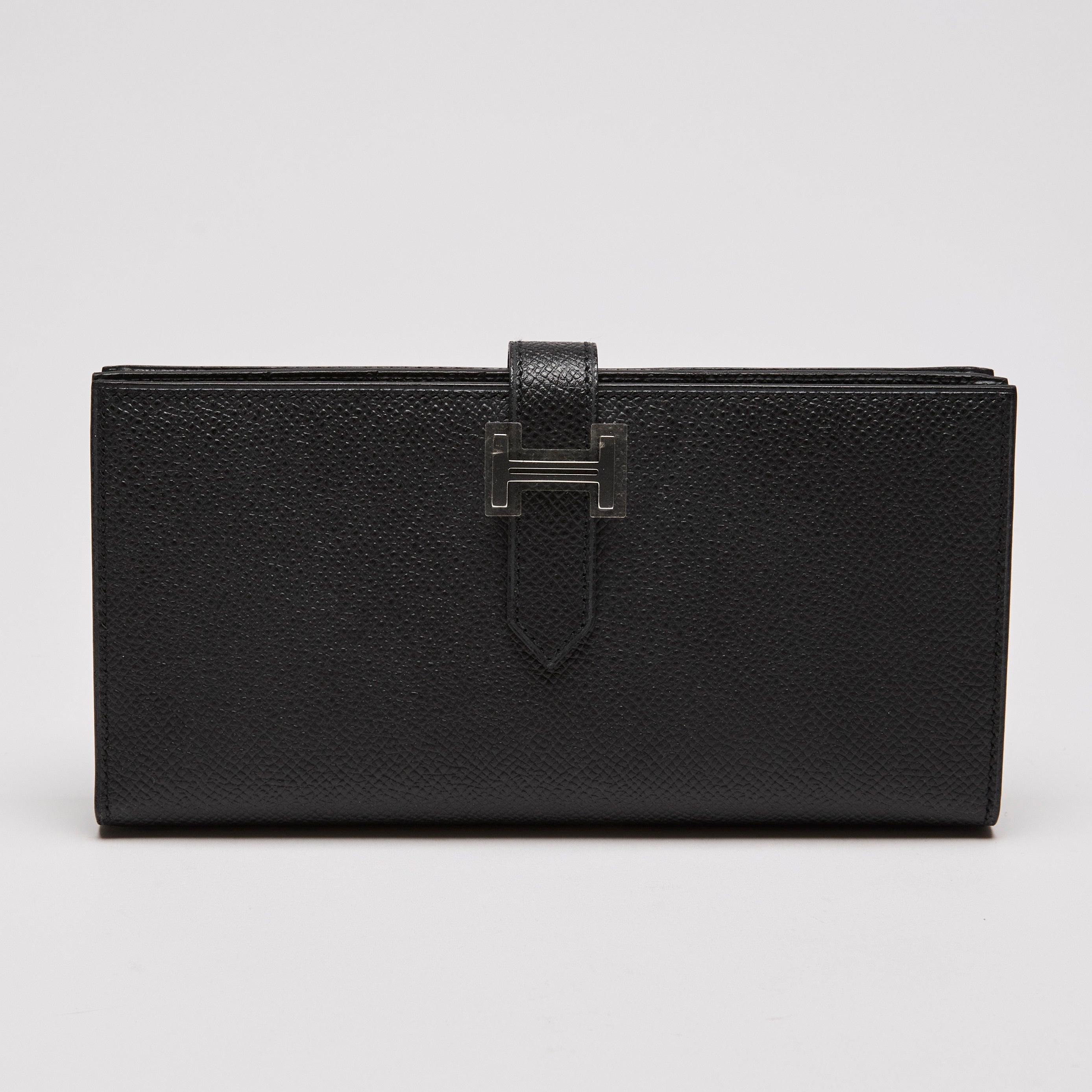 Black hermes wallet outlet
