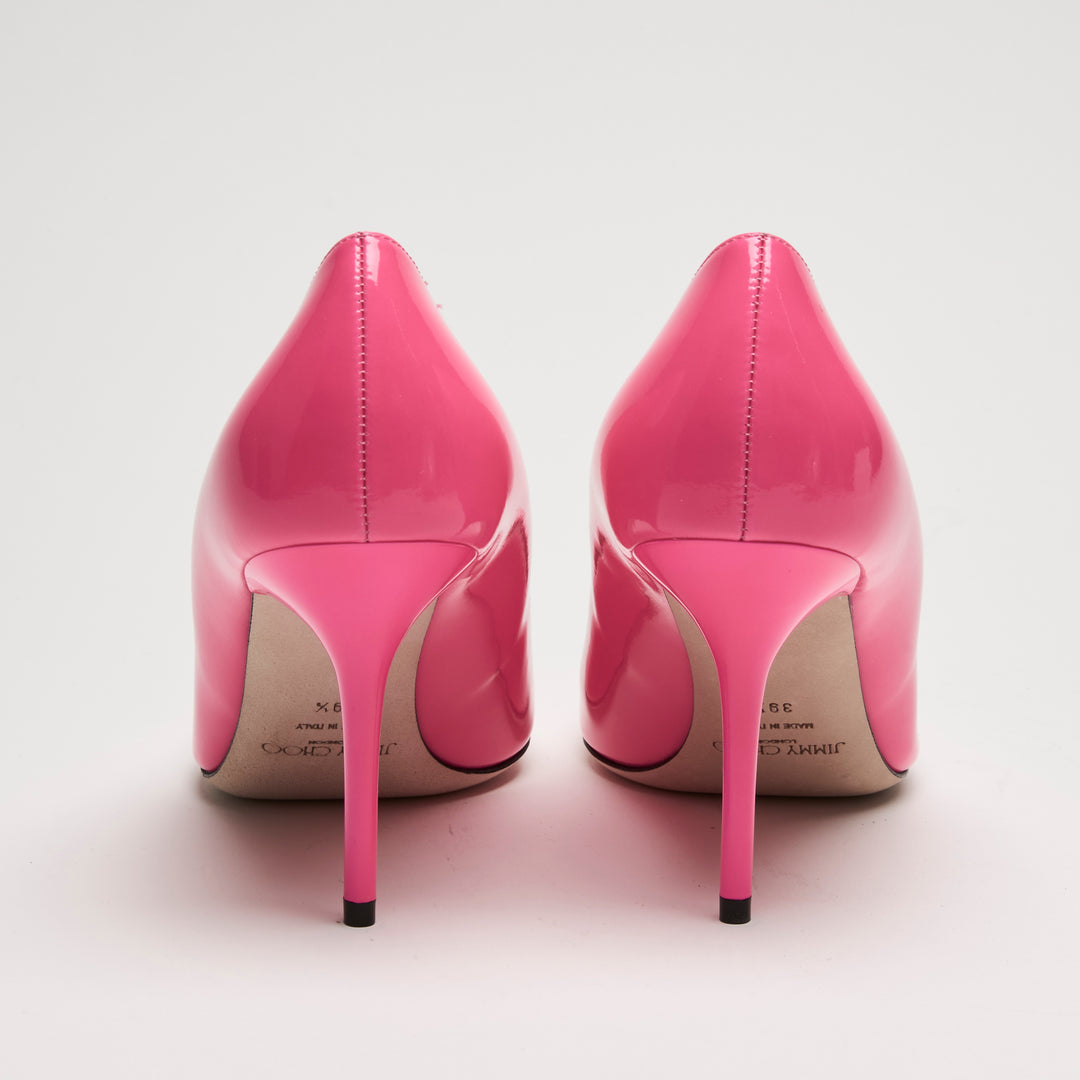 Jimmy Choo Pink Patent Leather Pumps Size 39.5