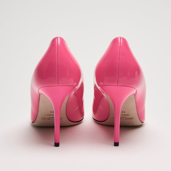 Jimmy Choo Pink Patent Leather Pumps Size 39.5