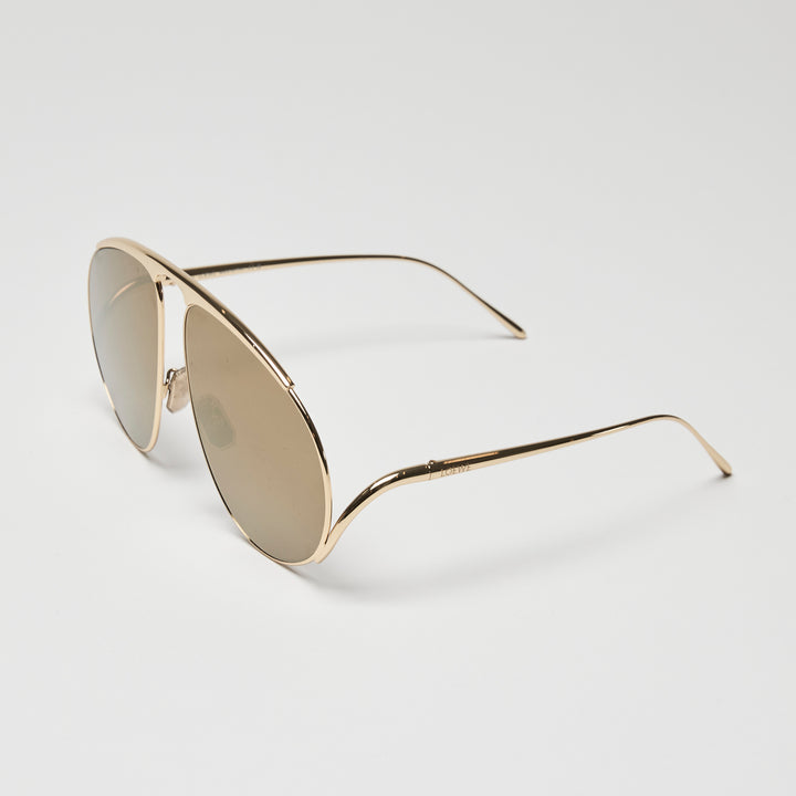 Loewe Gold Hilock Aviator Sunglasses