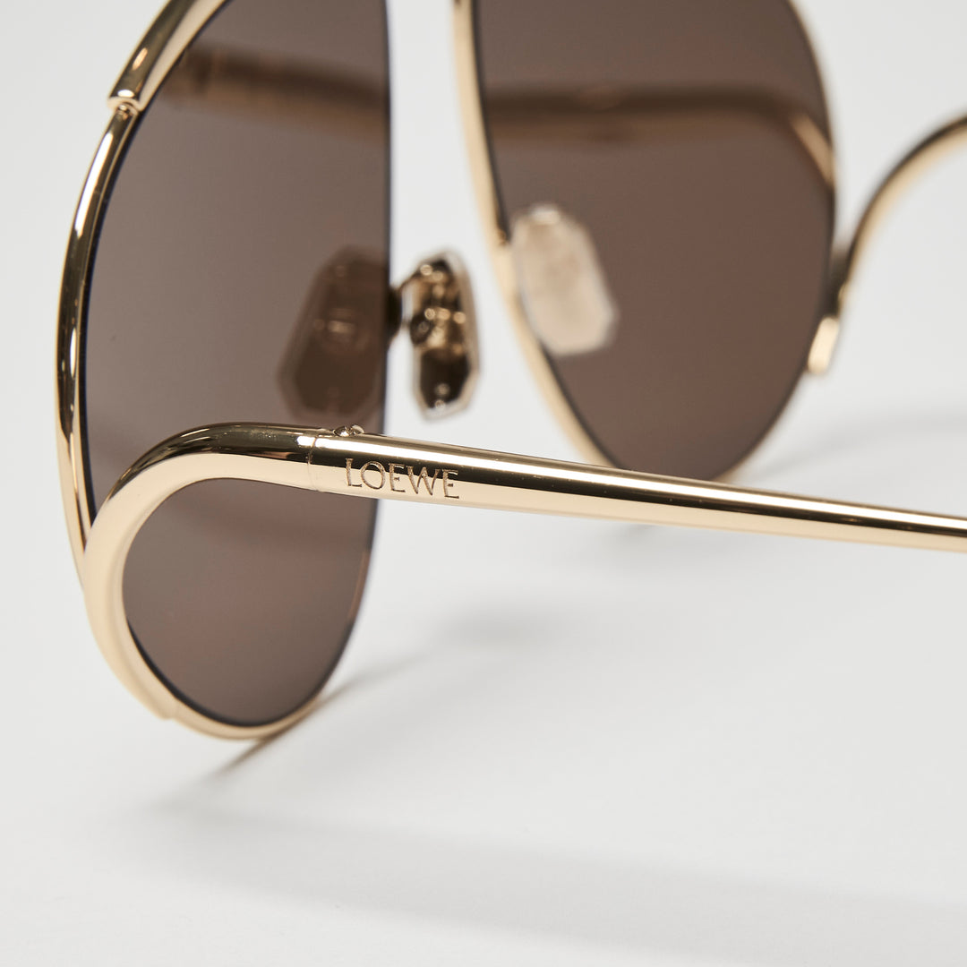 Loewe Gold Hilock Aviator Sunglasses