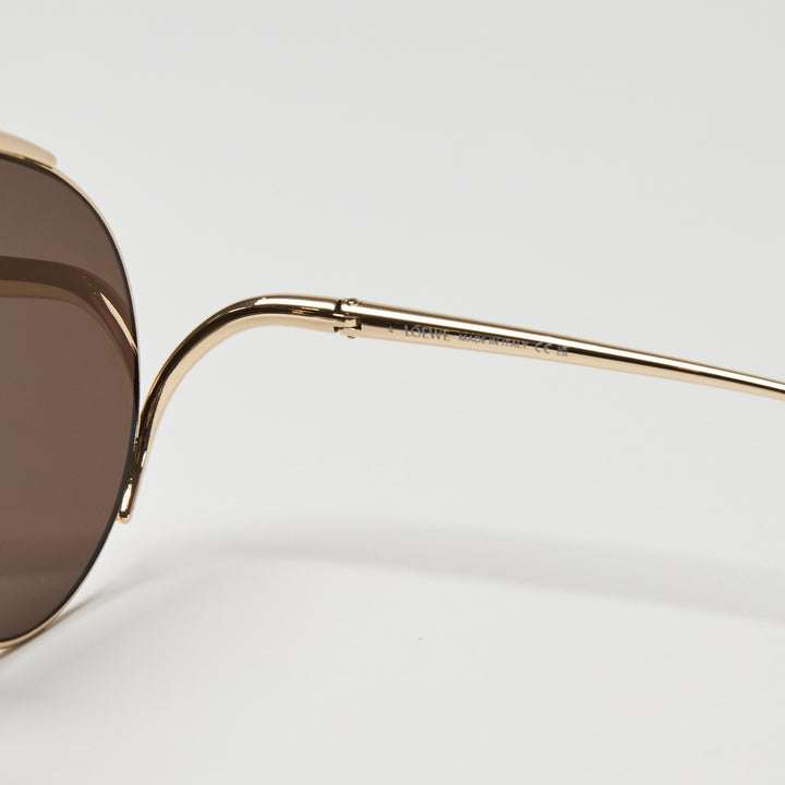 Loewe Gold Hilock Aviator Sunglasses