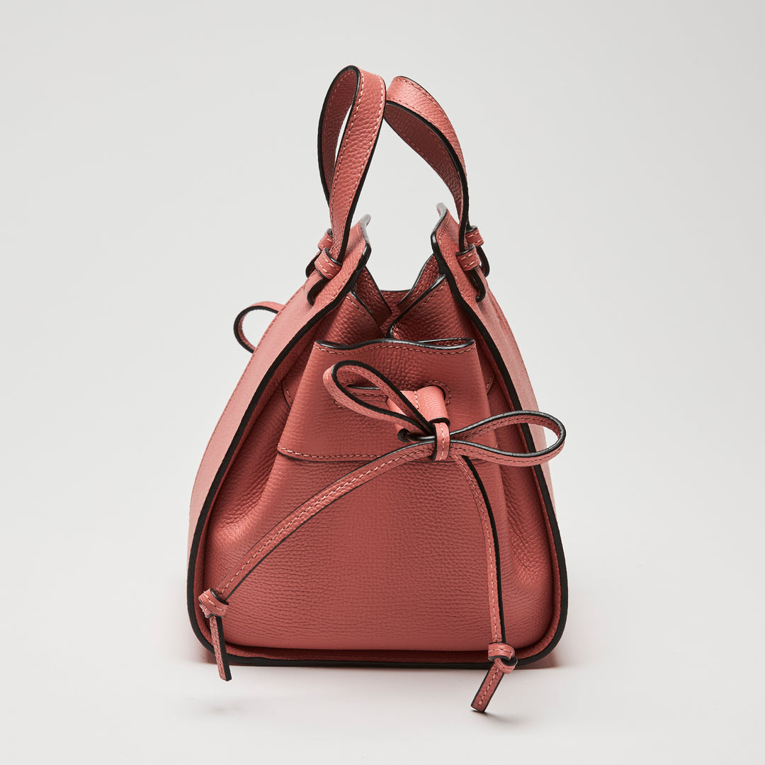 Loewe Blush Calfskin Leather Mini Hammock Bag