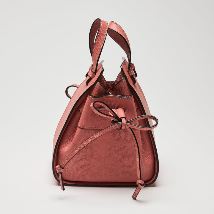 Loewe Blush Calfskin Leather Mini Hammock Bag