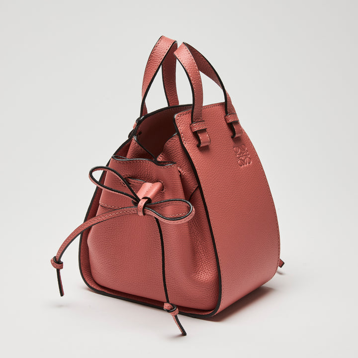 Loewe Blush Calfskin Leather Mini Hammock Bag