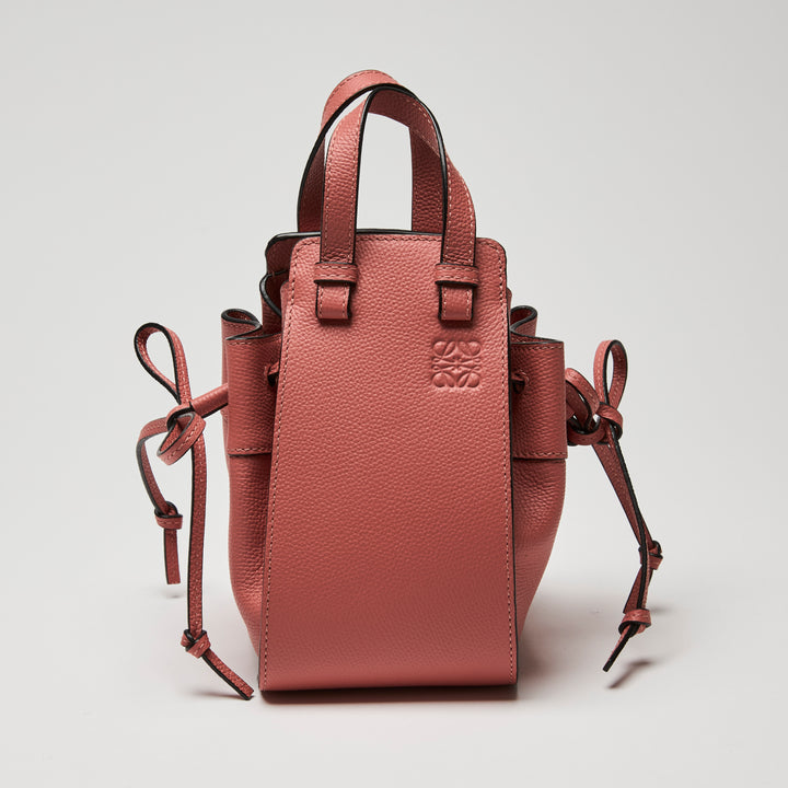 Loewe Blush Calfskin Leather Mini Hammock Bag
