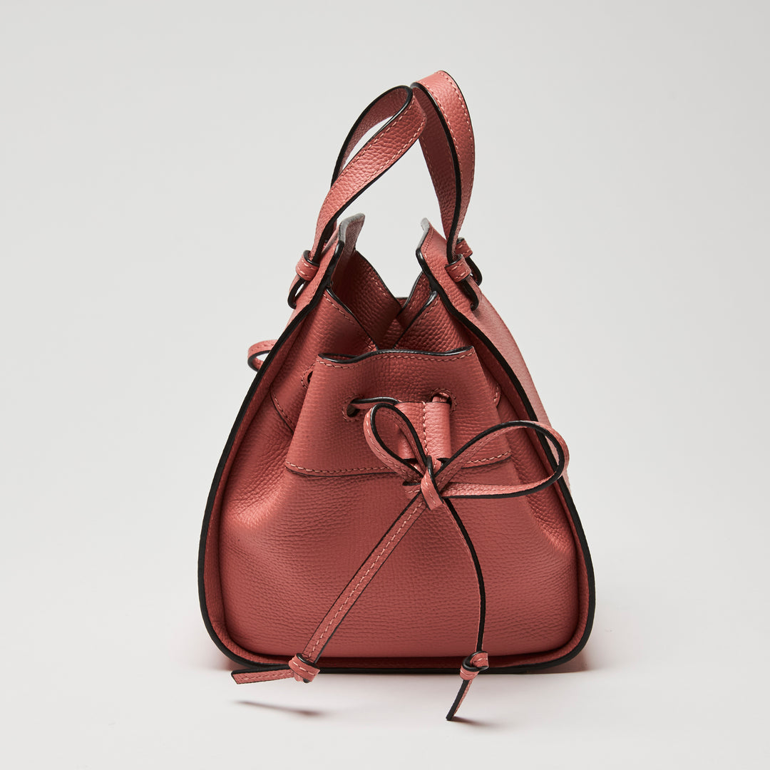 Loewe Blush Calfskin Leather Mini Hammock Bag