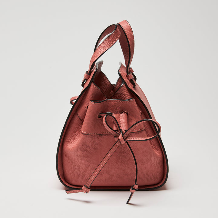 Loewe Blush Calfskin Leather Mini Hammock Bag