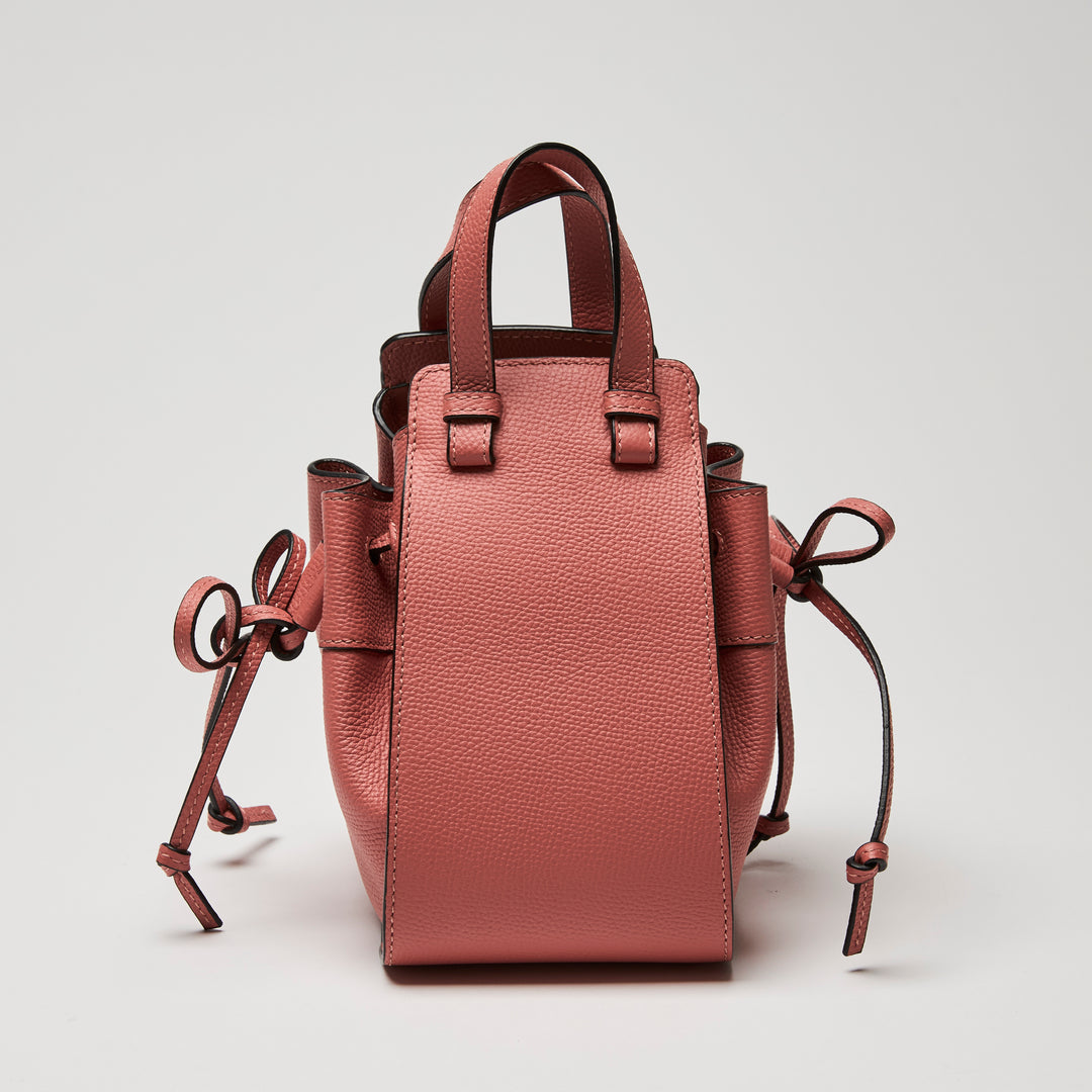 Loewe Blush Calfskin Leather Mini Hammock Bag