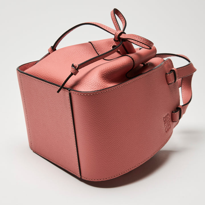 Loewe Blush Calfskin Leather Mini Hammock Bag